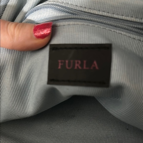 Furla Fiordaliso And Ranuncolo Giudecca Flamingo Neon Small Backpack In Blue - Picture 8 of 15